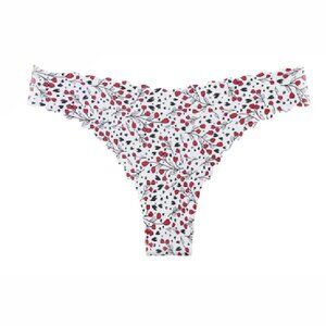 Splendies No-Show Millie Thong Panties Laser Cut Tagless NWT